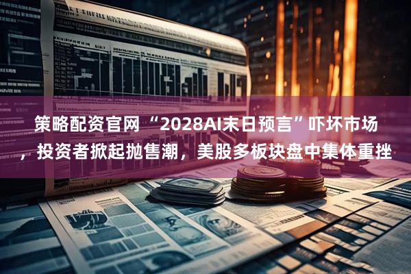 策略配资官网 “2028AI末日预言”吓坏市场，投资者掀起抛售潮，美股多板块盘中集体重挫